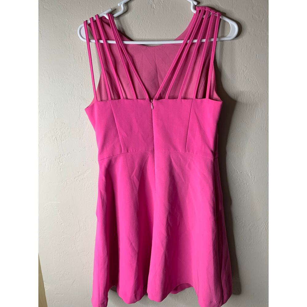 Adelyn Rae Flare Pink Dress Women's Size Medium - Picture 2 of 7